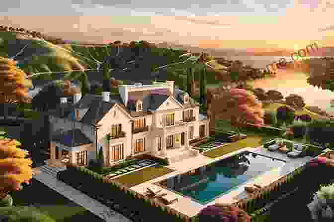 A Breathtaking Aerial View Of The Sprawling Rylance Estate, Complete With Manicured Gardens, A Sparkling Pool, And A Grand Mansion Australia S Most Eligible Bachelor (The Rylance Dynasty 1)