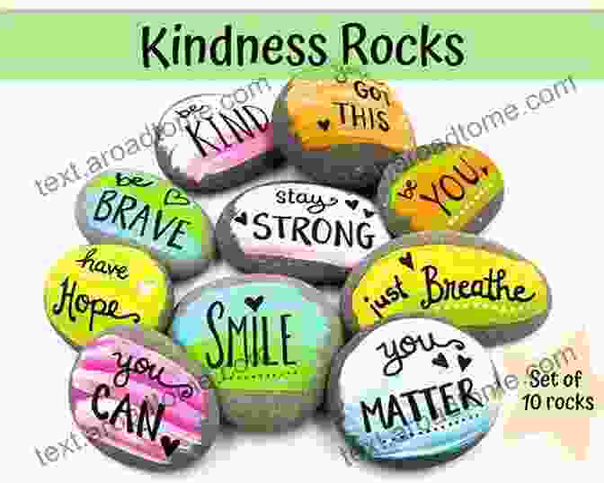 A Colorful Kindness Rock With The Words A Pebble For Your Thoughts: How One Kindness Rock At The Right Moment (Kindness For Children)