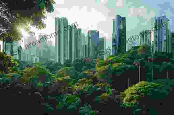 A Contrasting Scene Of A Lush Forest Juxtaposed Against A Sprawling Cityscape, Highlighting The Stark Differences Between Natural And Man Made Environments. Natural Or Man Made? A Compare And Contrast