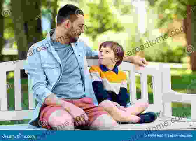 A Father And Son Sitting On A Bench, Deep In Conversation The Monk And The Philosopher: A Father And Son Discuss The Meaning Of Life