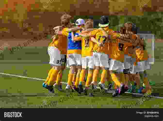 A Group Of Soccer Players Celebrating A Goal Ten: A Soccer Story Shamini Flint