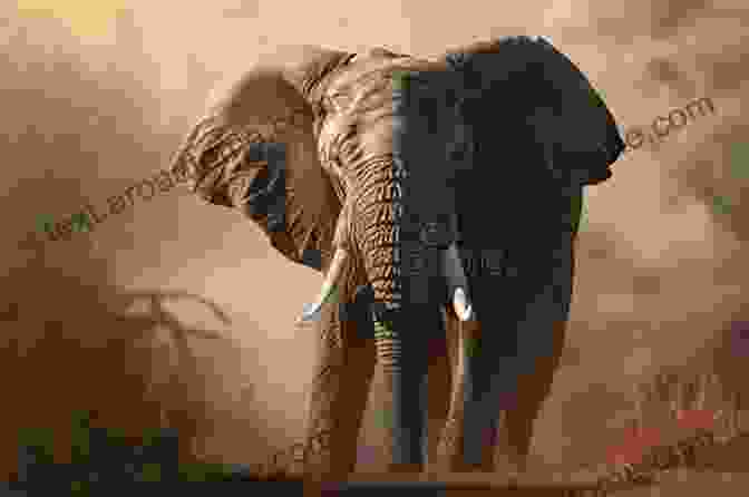 A Majestic Elephant Walking Through The Savanna +20 Animal High Quality Pictures With Names: Animal Encyclopedia For Kids 2nd Edition (Animals Discovery)