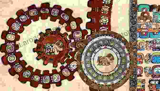 A Replica Of The Mayan Long Count Calendar, Displaying Intricate Glyphs Mayan Mythology (Mythology And Culture Worldwide)