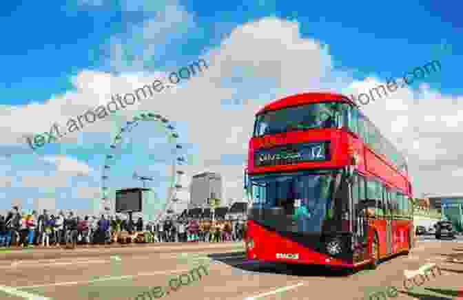 A Vibrant City Street Filled With People, Shops, And Landmarks, With A Red Double Decker Bus Passing By The Wild Rover: A Blistering Journey Along Britain S Footpaths