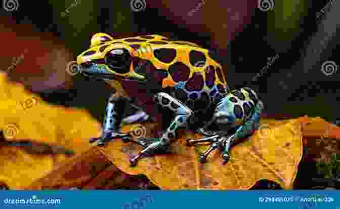 A Vibrant Poison Dart Frog Leaping Through The Rainforest Undergrowth Kentucky Wildlife Encyclopedia: An Illustrated Guide To Birds Fish Mammals Reptiles And Amphibians