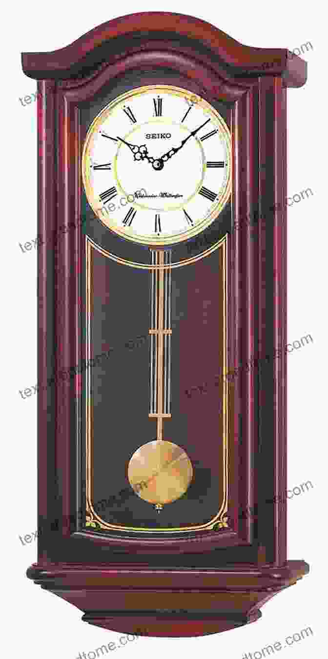 An Elegant Wall Clock Crafted From Rich Mahogany, Featuring Intricate Carvings And A Pendulum For Precise Timekeeping. The Woodwright S Apprentice: Twenty Favorite Projects From The Woodwright S Shop