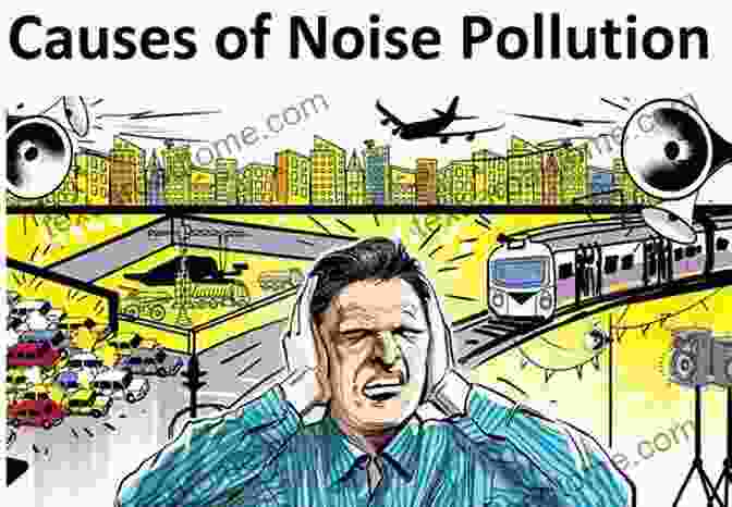 An Illustration Depicting The Harmful Effects Of Noise Pollution On A Person's Body And Mind Chasing Sound (Studies In Industry And Society)