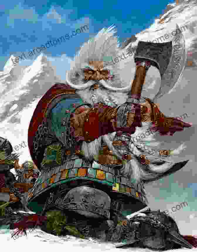 An Illustration Of A Sturdy Dwarf With A Long Beard And A Hammer. A Field Guide To Elves Dwarves And Other Magical Folk (Fantasy Field Guides)