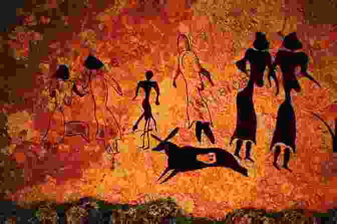 Ancient Cave Paintings Depicting Human Figures And Animals A Synthesis Material Of Motion Media And Communication: Illustrations From Great Documentary Filmmakers: History Of The Media