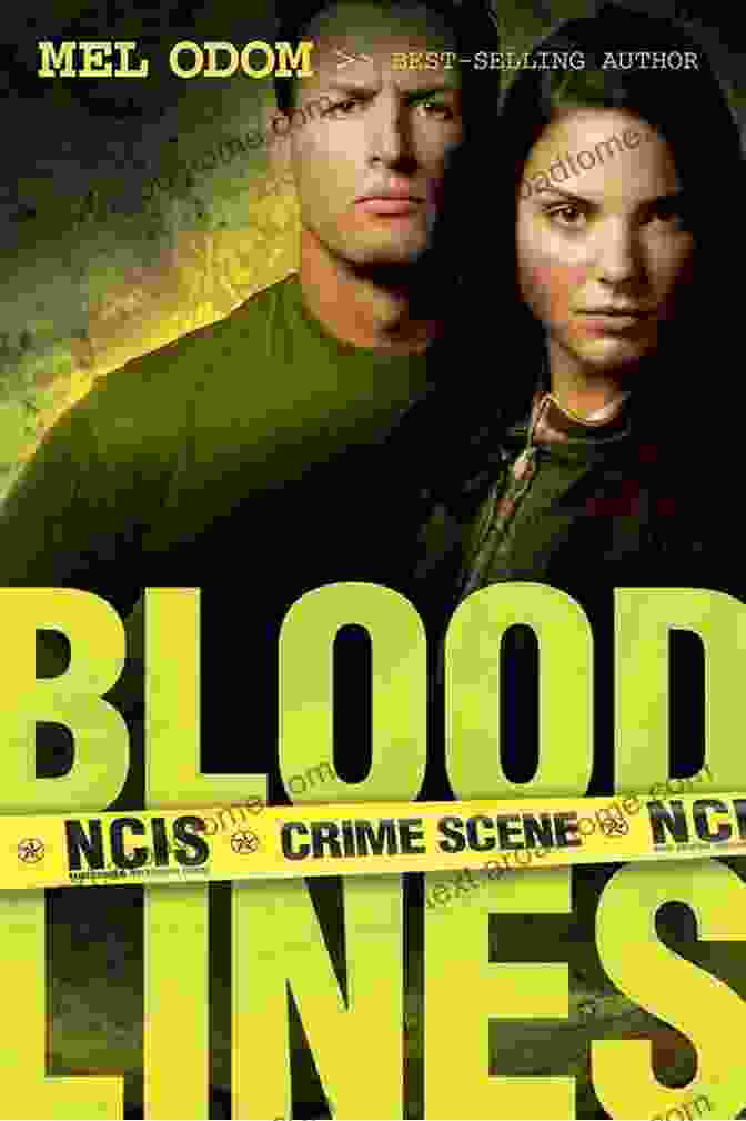 Blood Lines: Military NCIS Book Cover Featuring A Female Agent Holding A Gun Blood Lines (Military NCIS 3)