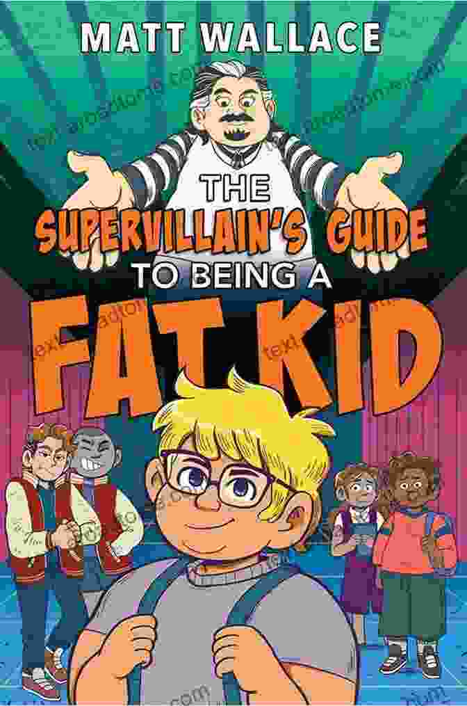 Book Cover Of The Supervillain Guide To Being Fat Kid, Featuring A Silhouette Of A Chubby Boy Against A Vibrant Background The Supervillain S Guide To Being A Fat Kid