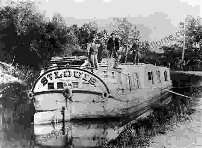 Historic Black And White Photograph Of Canal Boats Laden With Goods, Navigating The Scenic Chesapeake And Ohio Canal. The Chesapeake And Ohio Canal (Images Of America)