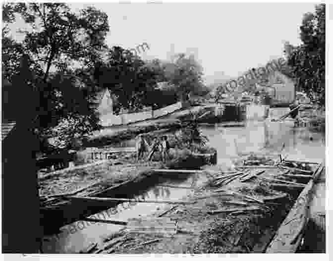 Historic Photograph Showcasing The Intricate Locks Along The Chesapeake And Ohio Canal, Enabling Boats To Traverse Different Water Levels. The Chesapeake And Ohio Canal (Images Of America)