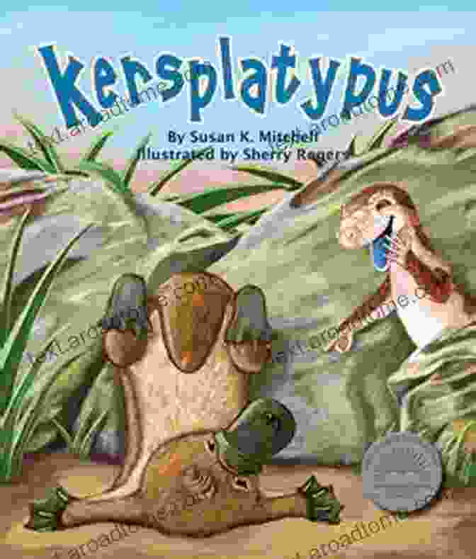 Kersplatypus, A Curious Platypus, Standing On A Tree Branch With A Perplexed Expression. Kersplatypus Susan K Mitchell