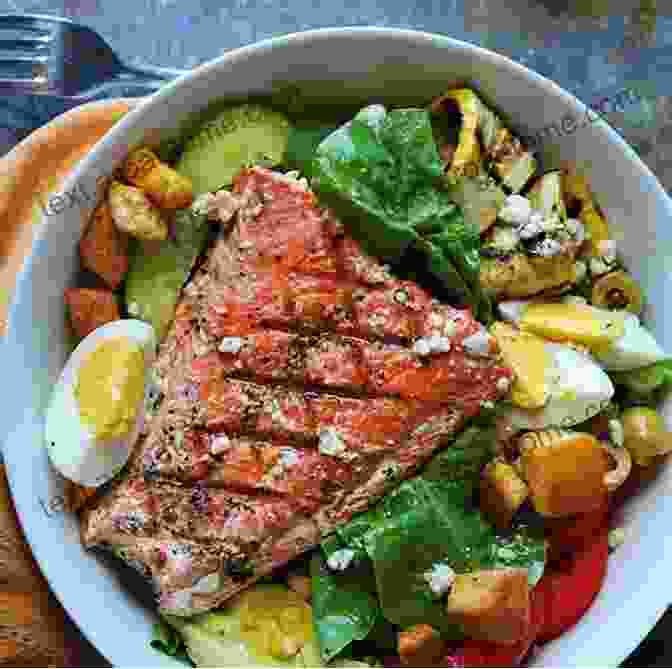 Leafy Greens Salad With Grilled Salmon Dash Diet Cookbook: Learn How To Prepare Easy Tasty And Healthy Meals Based On A Dash Diet