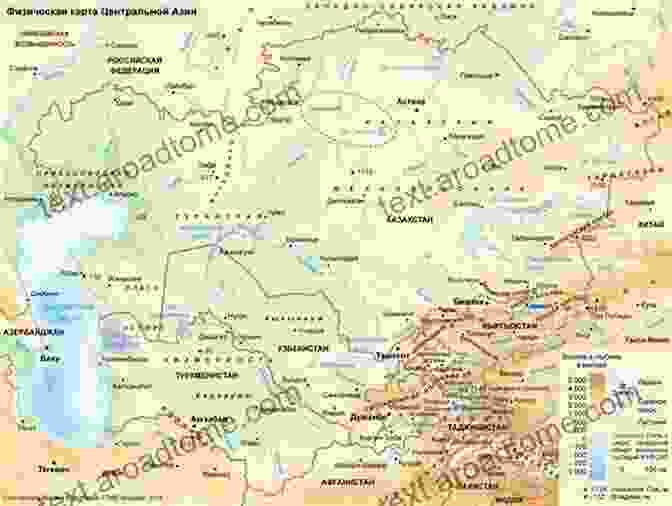 Map Of Russia And Central Asia, Highlighting Their Geographic Proximity And Historical Connections. Russia And Central Asia: Coexistence Conquest Convergence