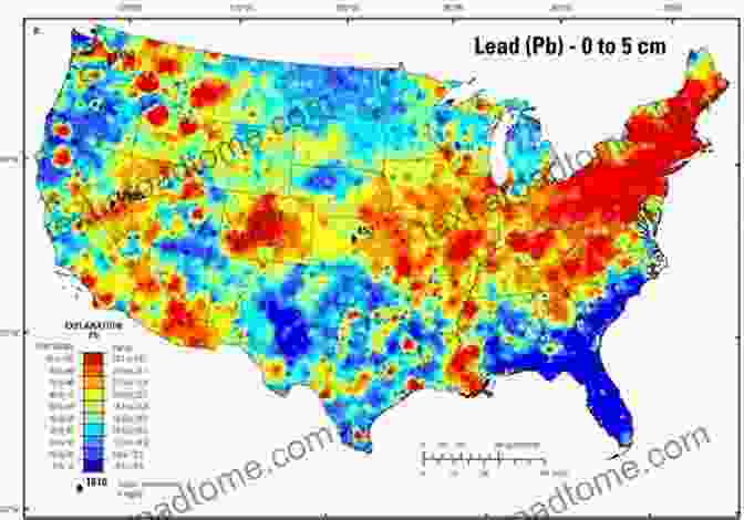 Map Showing The Distribution Of Lead Contamination In Soil Around An Industrial Area Concepts And Applications In Environmental Geochemistry (ISSN 5)