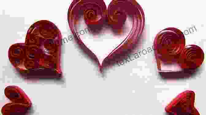 Simple And Elegant Quilled Heart Design With A Message Valentine Quilling Cards: Handmade Quilling Card For Valentine Days