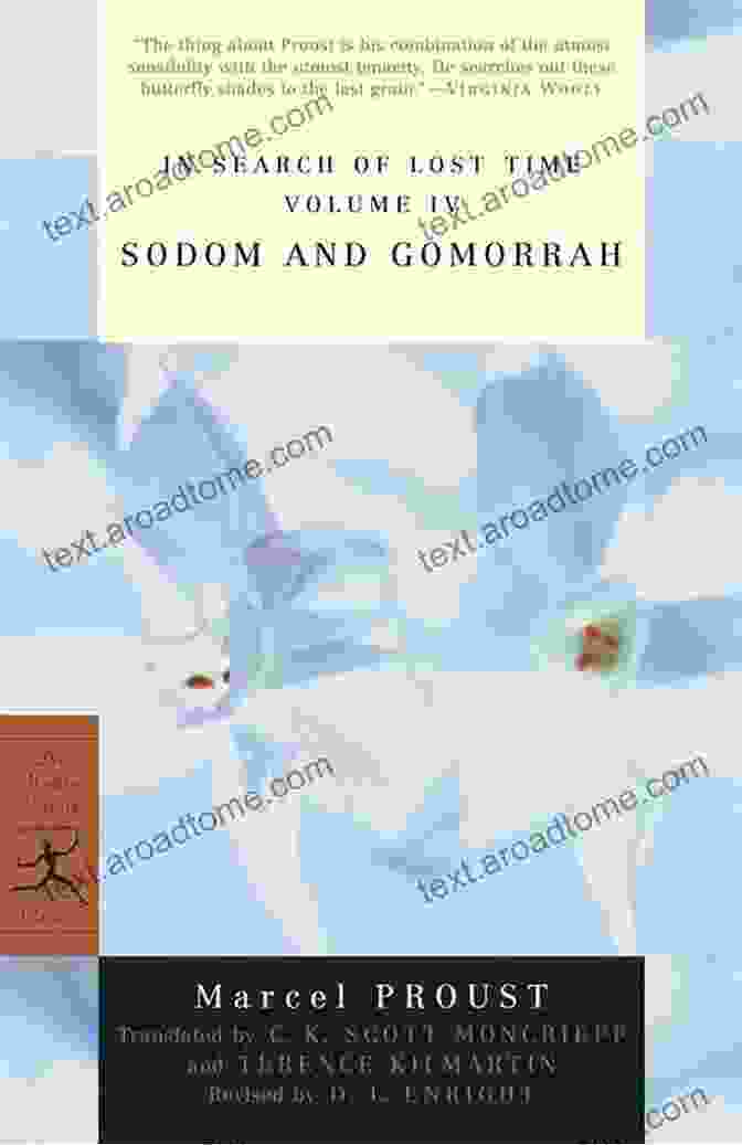 Sodom And Gomorrah Modern Library Book Cover In Search Of Lost Time Volume IV: Sodom And Gomorrah (A Modern Library E Book)