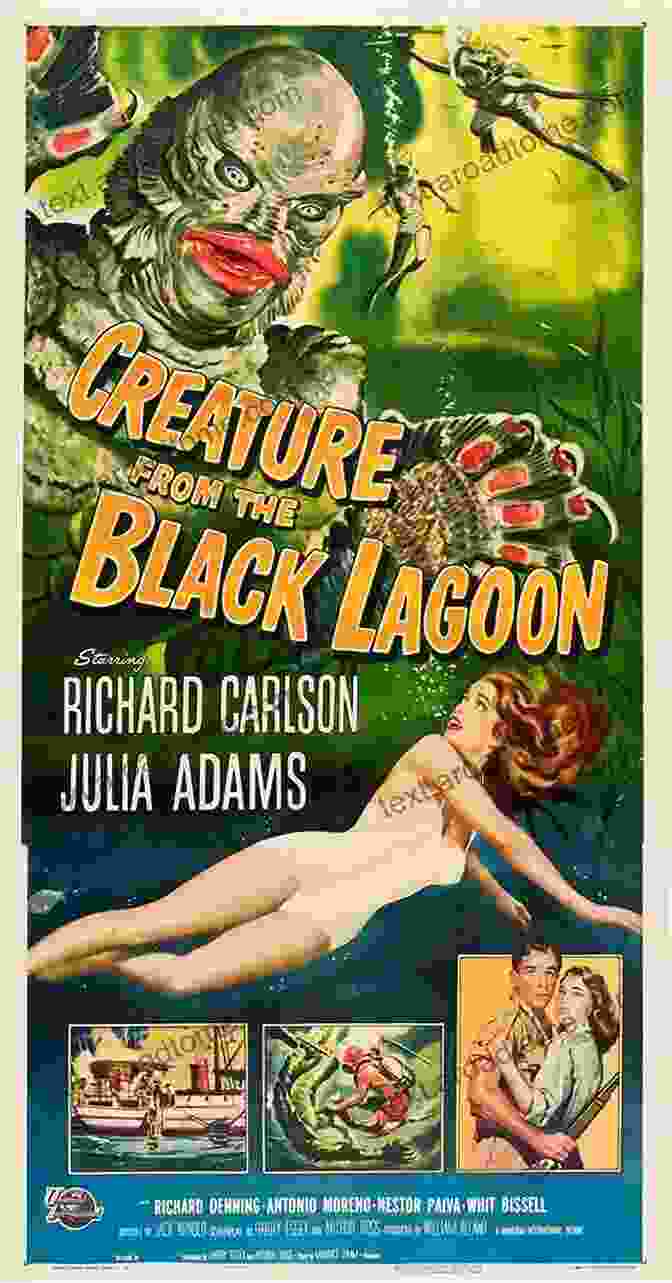 The Creature From The Black Lagoon (1954) Movie Poster Universal Terrors 1951 1955: Eight Classic Horror And Science Fiction Films