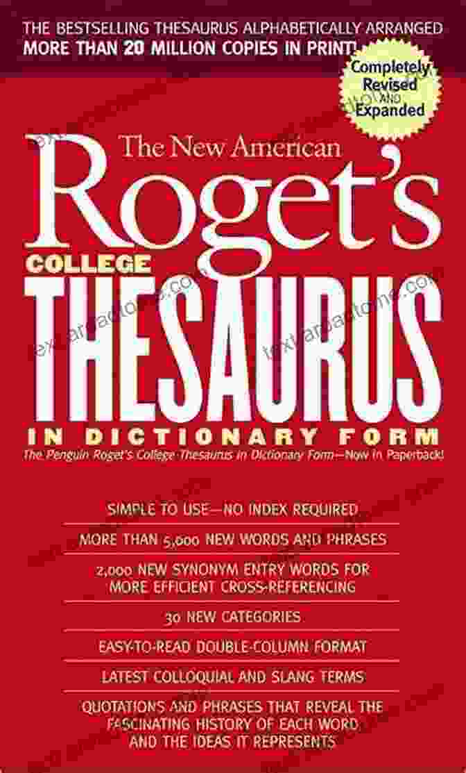 The New American Roget College Thesaurus Cover New American Roget S College Thesaurus In Dictionary Form (Revised Updated)