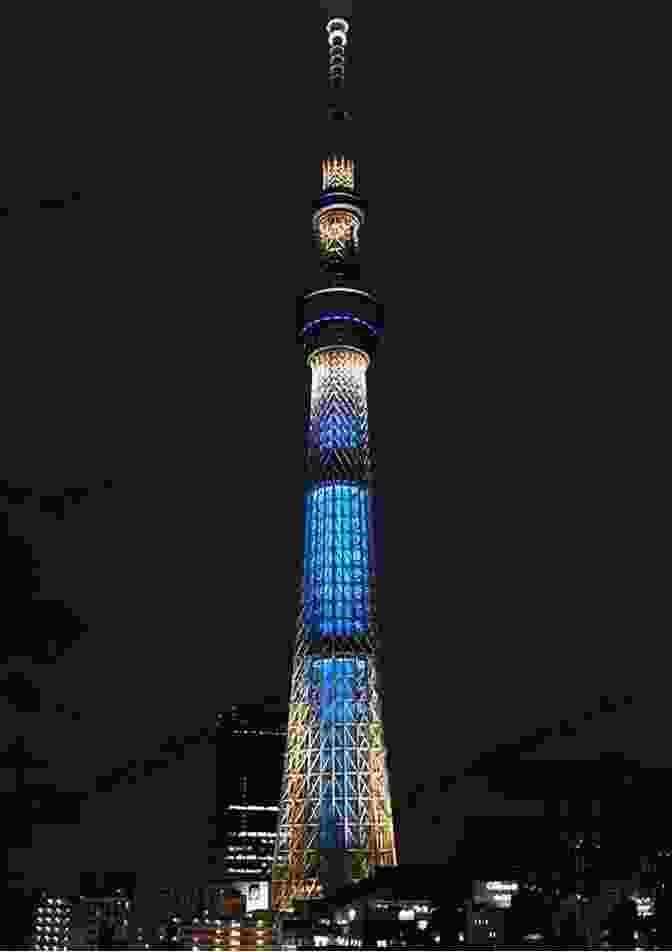 Tokyo Skytree Towers Over The Tokyo Cityscape, A Beacon Of Modern Architecture. Japanese Tokyo Scenery Part 10: Tokyo Landscape