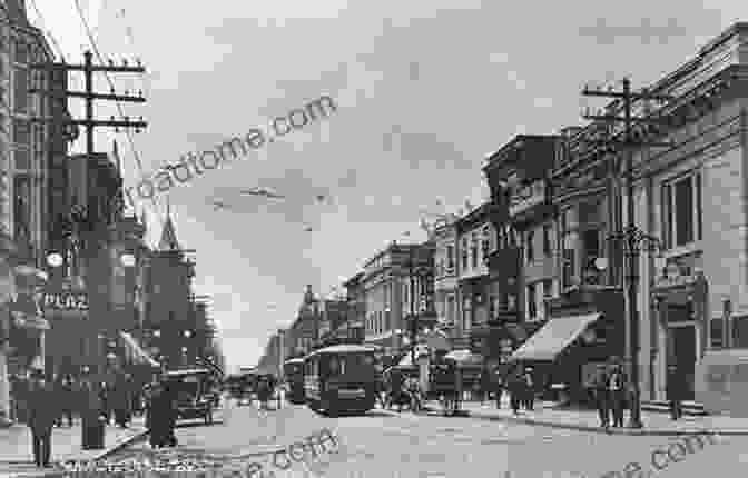 Vintage Photograph Of Hagerstown's Bustling Downtown In The Early 1900s Hagerstown (Then And Now) Mary H Rubin